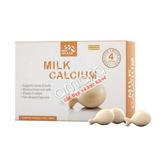 Canxi Milk Calcium - Viên uống bổ sung sữa canxi cho bé từ 4 tuần tuổi