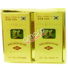 Đông trùng hạ thảo Gold DooWon Hàn Quốc viên nhỏ (02 hộp x 100g)